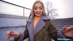 Public Agent Russian Blonde Caty Kiss Loves a Big Cock